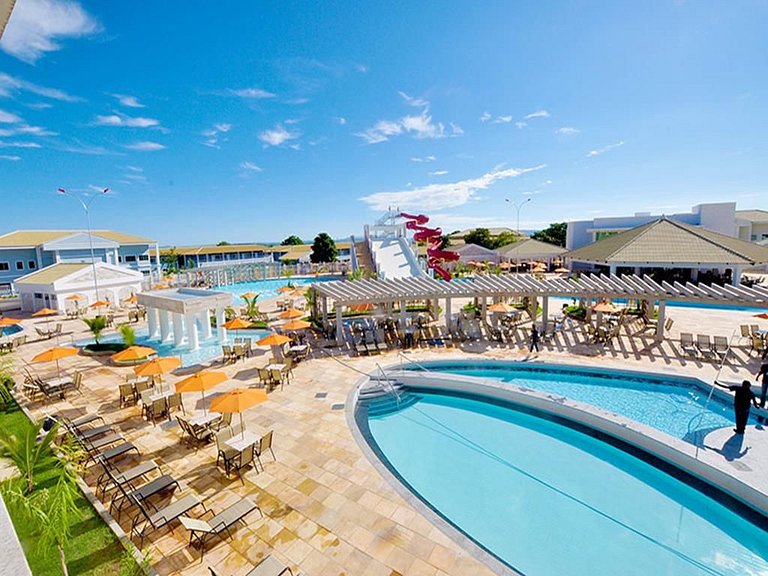 Lacqua diRoma II Flat 223 Parque Aquático 24h • 13 Piscinas