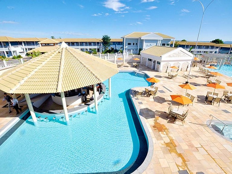 Lacqua diRoma II Flat 223 Parque Aquático 24h • 13 Piscinas
