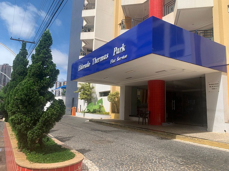 Eldorado Thermas Park Flat 112 com 2 Quartos
